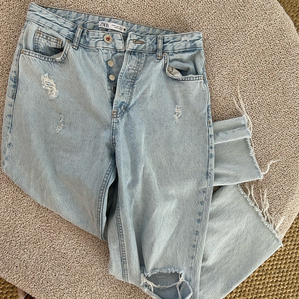 zara dad jeans